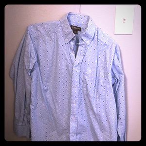 Ariat Light Blue Long Sleeve Dress Shirt - Medium